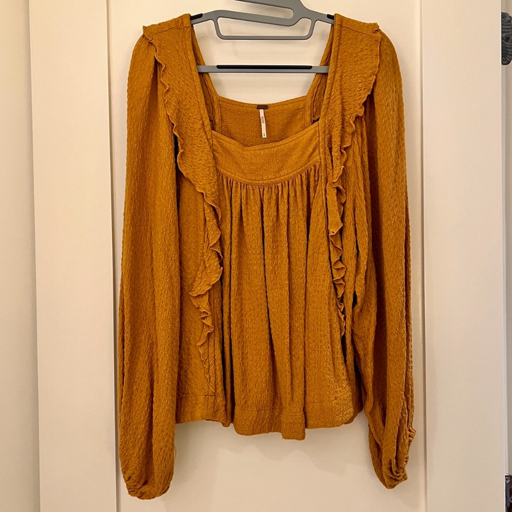 Free People Square Neck Top
